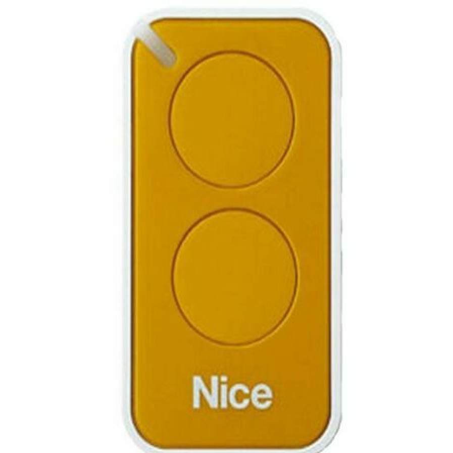 Electricit * | Telecommande Nice Inti 2Y Jaune Frequence 433.920 Mhz