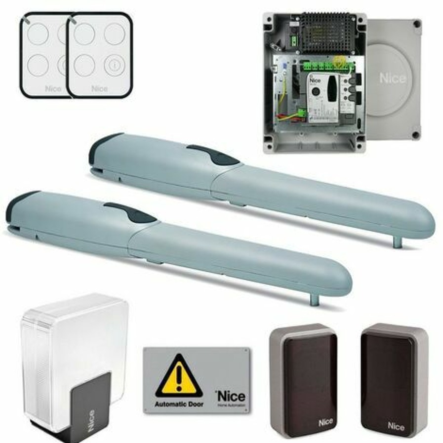 Electricit * | Kit Portail A Battant Nice Wingo A 2 Portes Jusqu'A 2 Metres 24V Wingo4024Bdkce