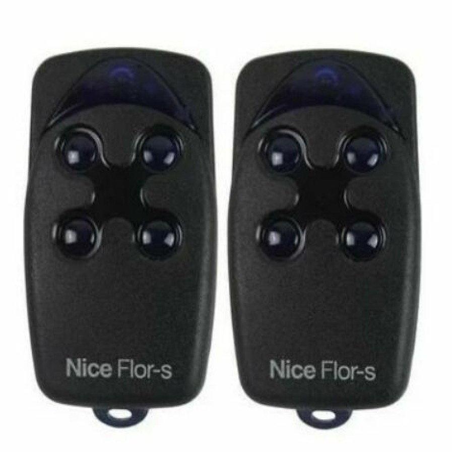 Electricit * | Pack De 2 Telecommandes Nice Flo 4R-S (Flo4Rs) 433 Mhz