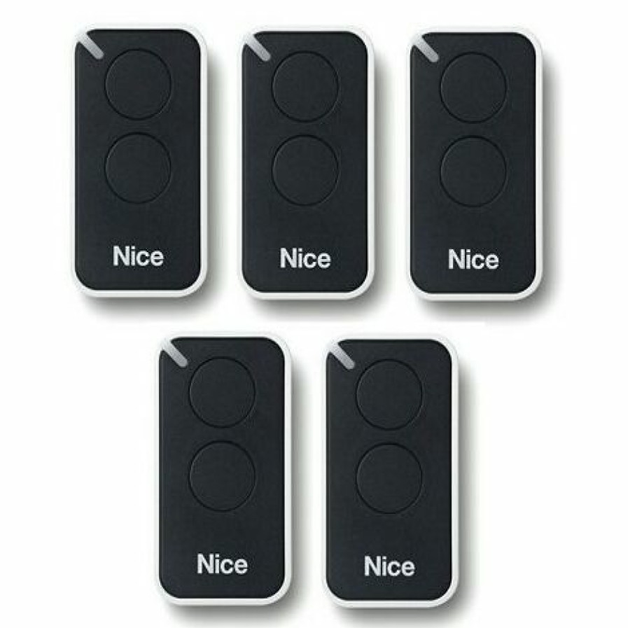 Electricit * | Pack 5 Telecommandes Noire Inti2 Nice