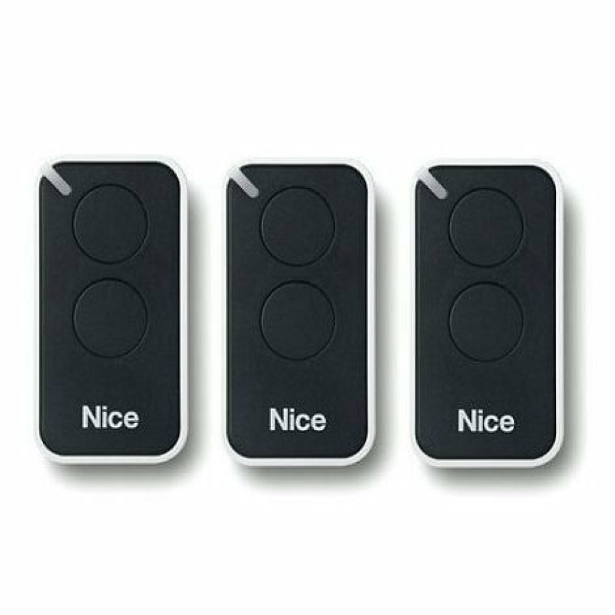 Electricit * | Pack 3 Telecommandes Noire Inti2 Nice