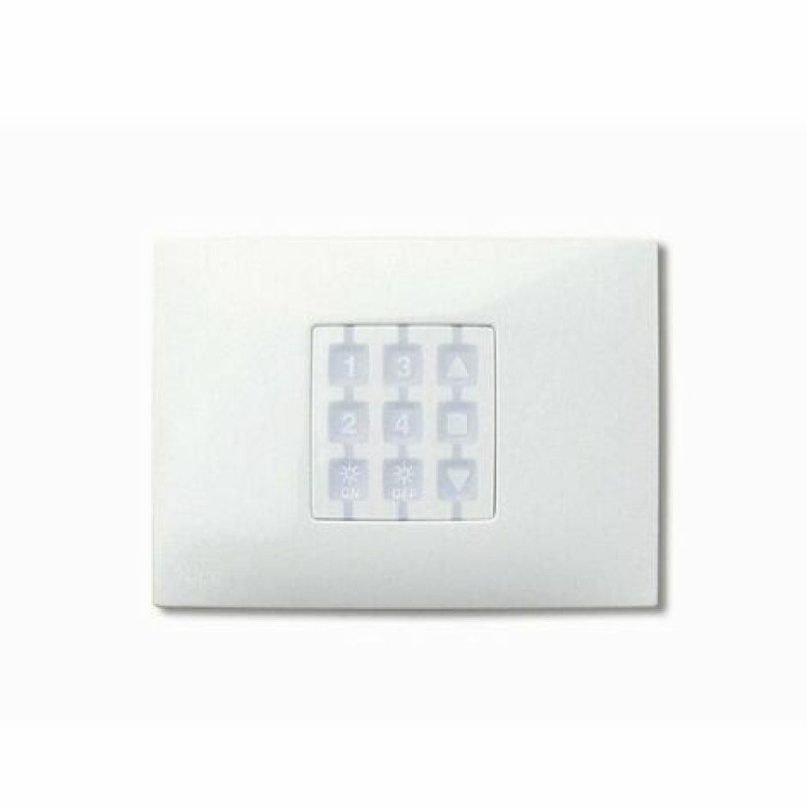 Electricit * | Support De Telecommande/Emetteur Niceopla Plaque Murale Rectangulaireblanc Nice Wrw.