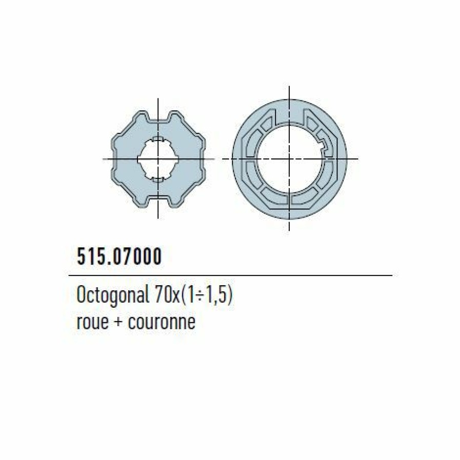 Electricit * | Adaptation Roue Et Couronne Octo70 Pour Moteur Era M Nice