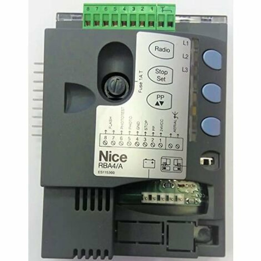 Electricit * | Nice Rba4/A Unite De Controle Avec Carte Electronique Pour Moteurs Road