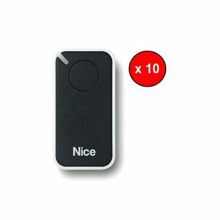 Electricit * | Pack 10 Telecommandes Noire Inti1 Nice