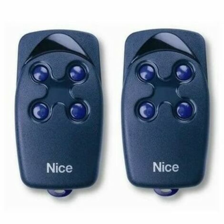 Electricit * | Pack De 2 Telecommandes Nice Flo 4 Frequence 433 Mhz